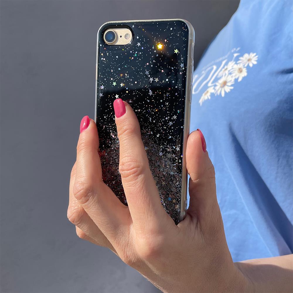 Wozinsky Star Glitter Silikonhülle für Xiaomi Mi 11 - Schwarz