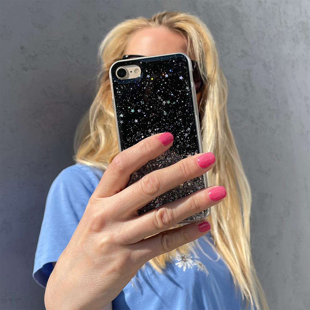 Wozinsky Star Glitter Silikonhülle für Xiaomi Mi 11 - Schwarz