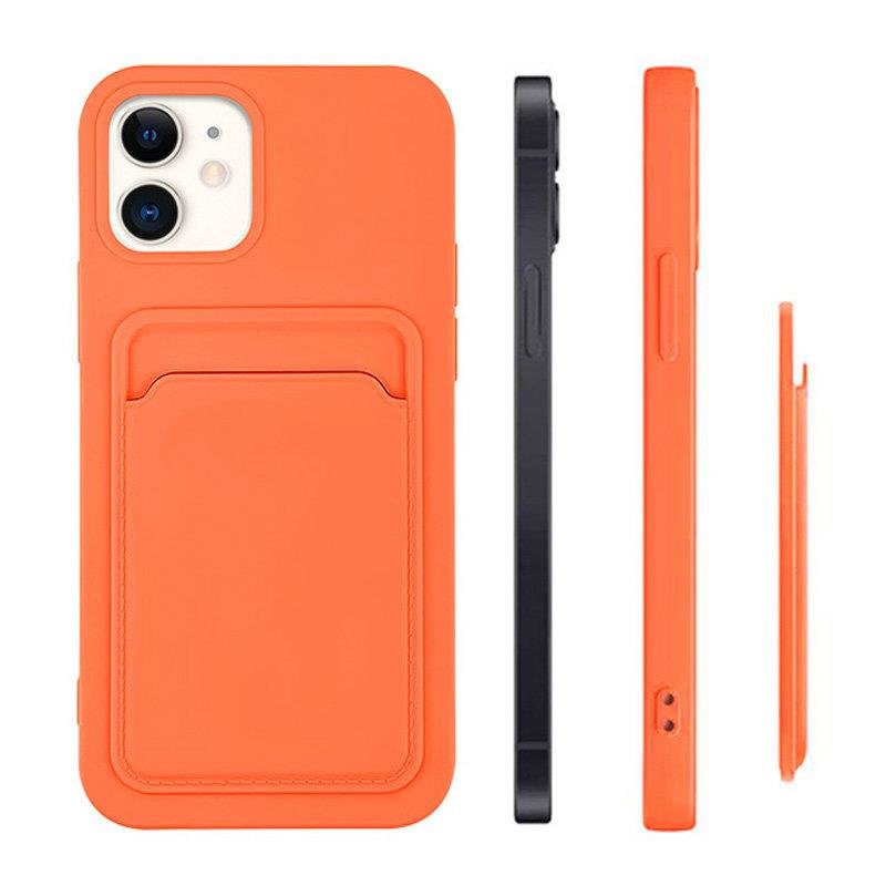 Card Case Hülle für Apple iPhone 13 Pro Max - Violett