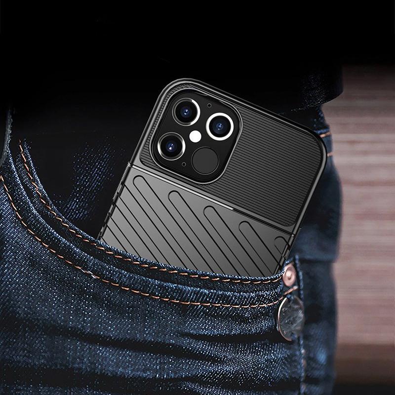Robuste Thunder Hülle für Apple iPhone 12 Pro Max - Schwarz