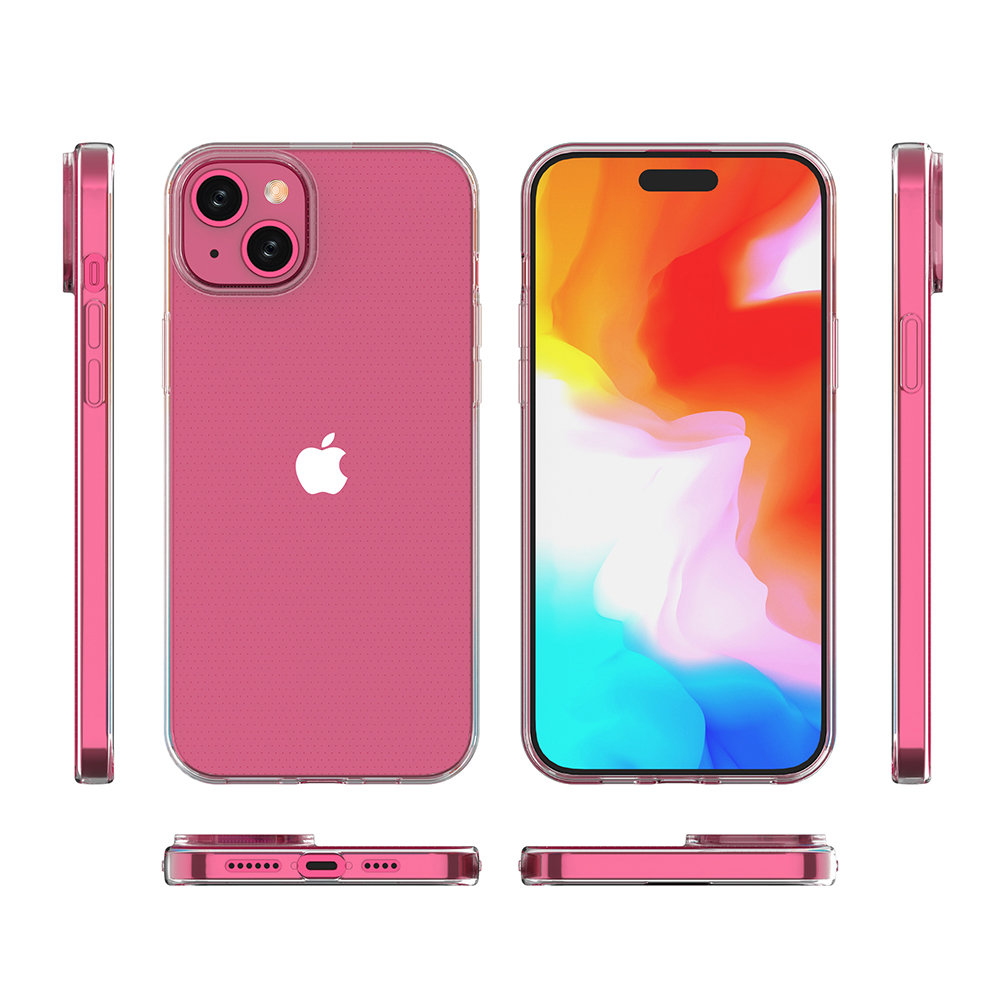 Transparente Schutzhülle für Apple iPhone 15 Plus - Durchscheinend