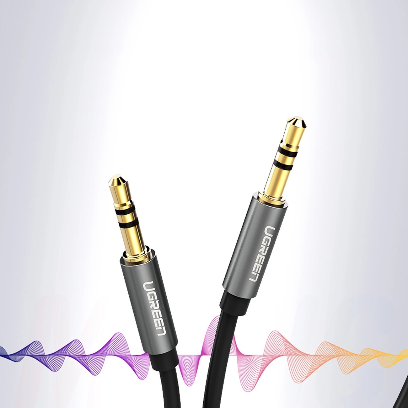 Ugreen Kabel - Audiokabel AUX Mini Jack 3,5 mm - 1m - Schwarz