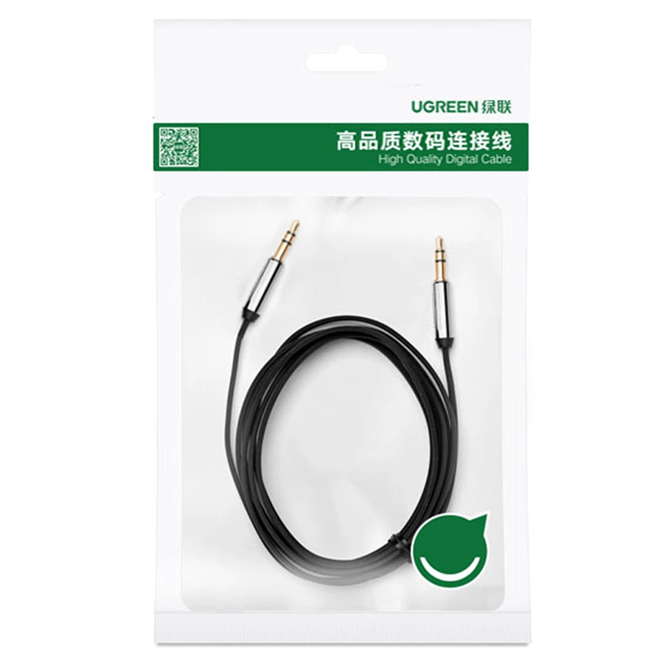 Ugreen Kabel - Audiokabel AUX Mini Jack 3,5 mm - 1m - Schwarz