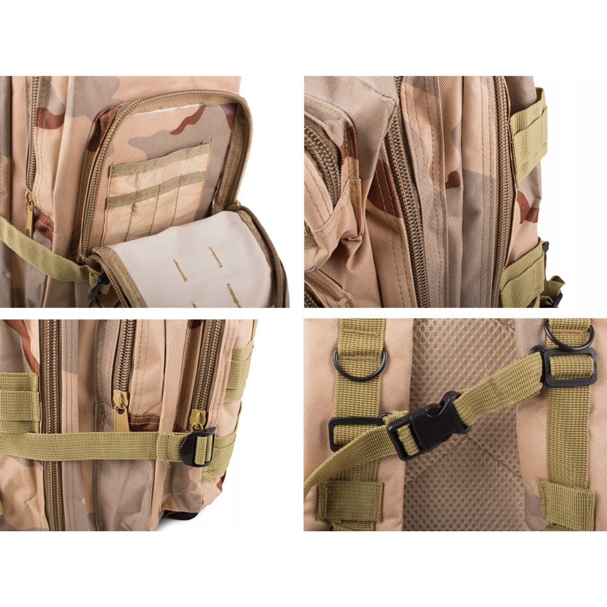 Taktischer Rucksack 30L - Braun