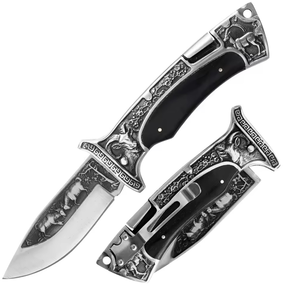 Outdoor Klappmesser A3191 - Schwarz