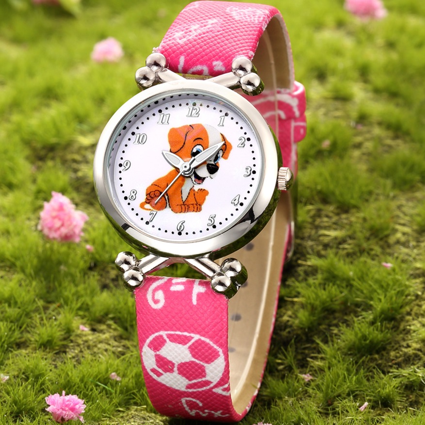 Dog Kinderuhr - Rosa 2