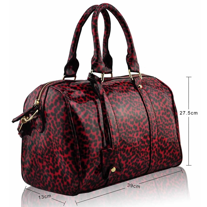 Handtasche LE-4595 - Grün/Schwarz