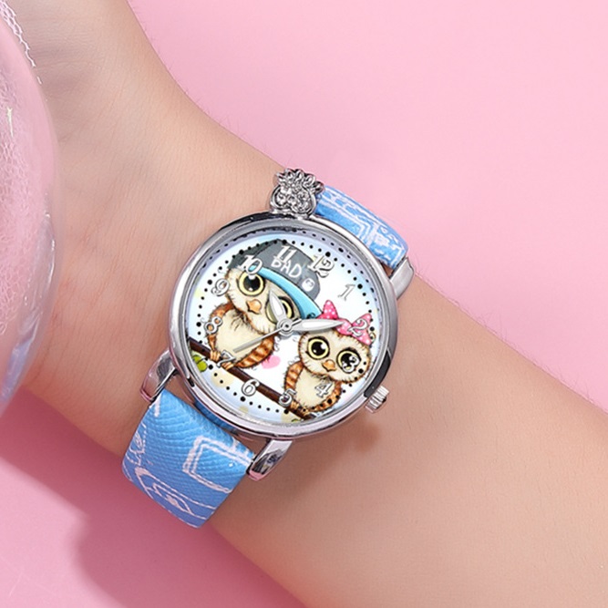 Owl Kinderuhr - Blau 1