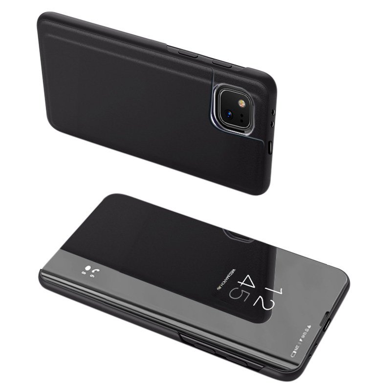 Clear View Case für Realme 8/8 Pro - Schwarz