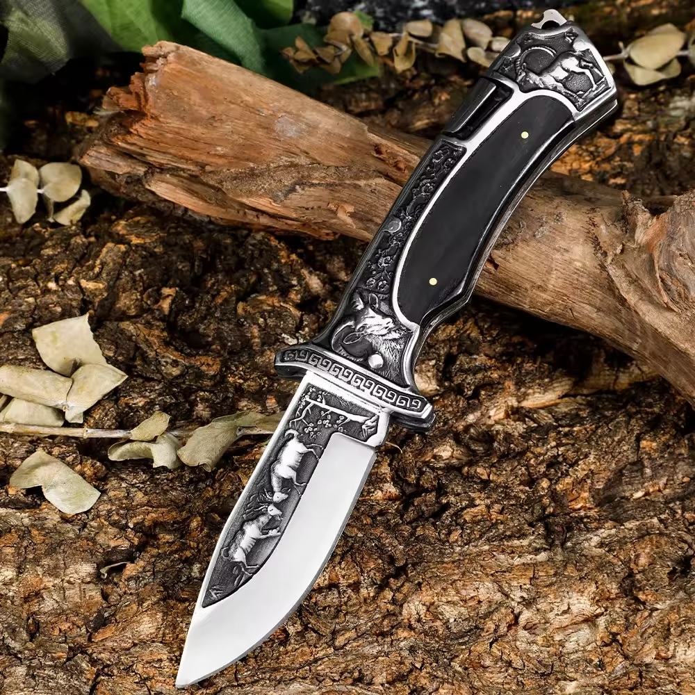 Outdoor Klappmesser A3191 - Schwarz