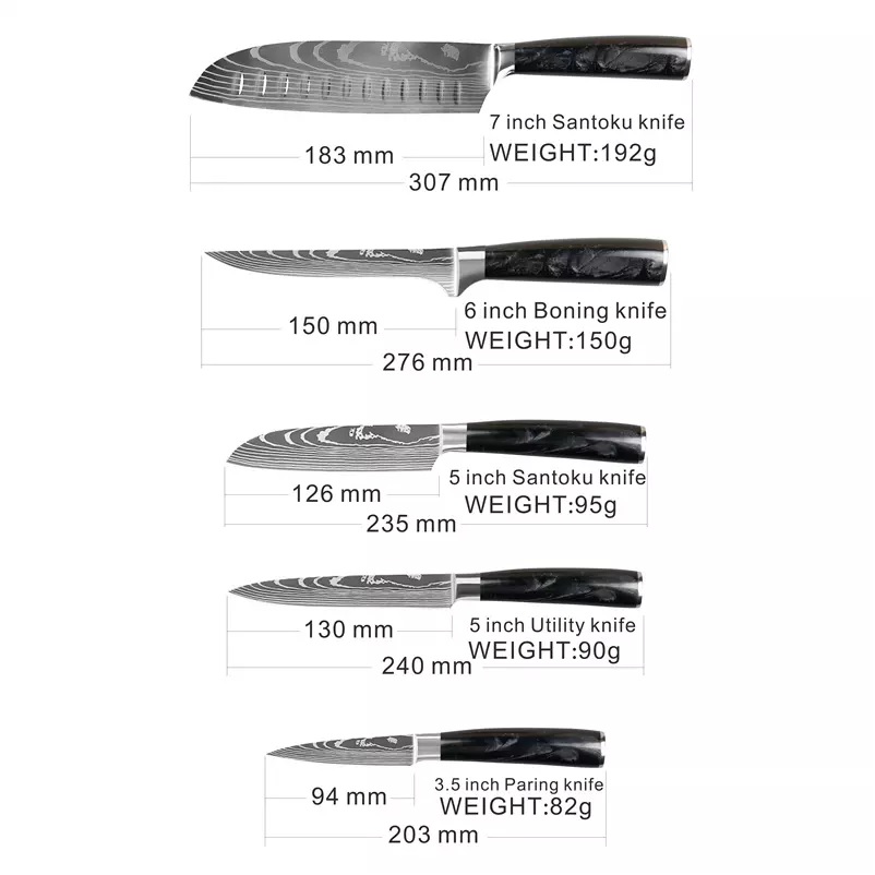 Küchenmesser BL-38112 - Bread / Schwarz / Braun