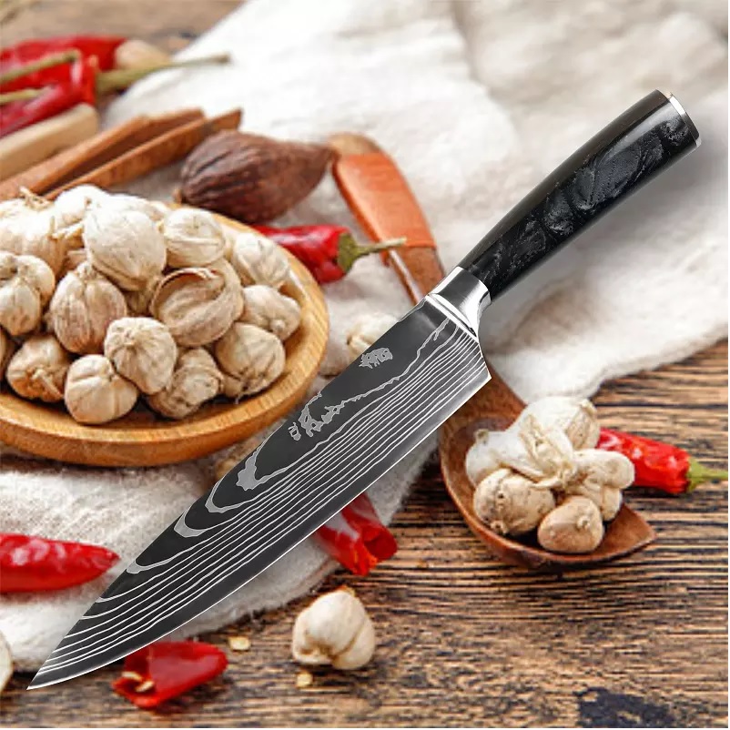 Küchenmesser BL-38112 - Bread / Schwarz / Braun