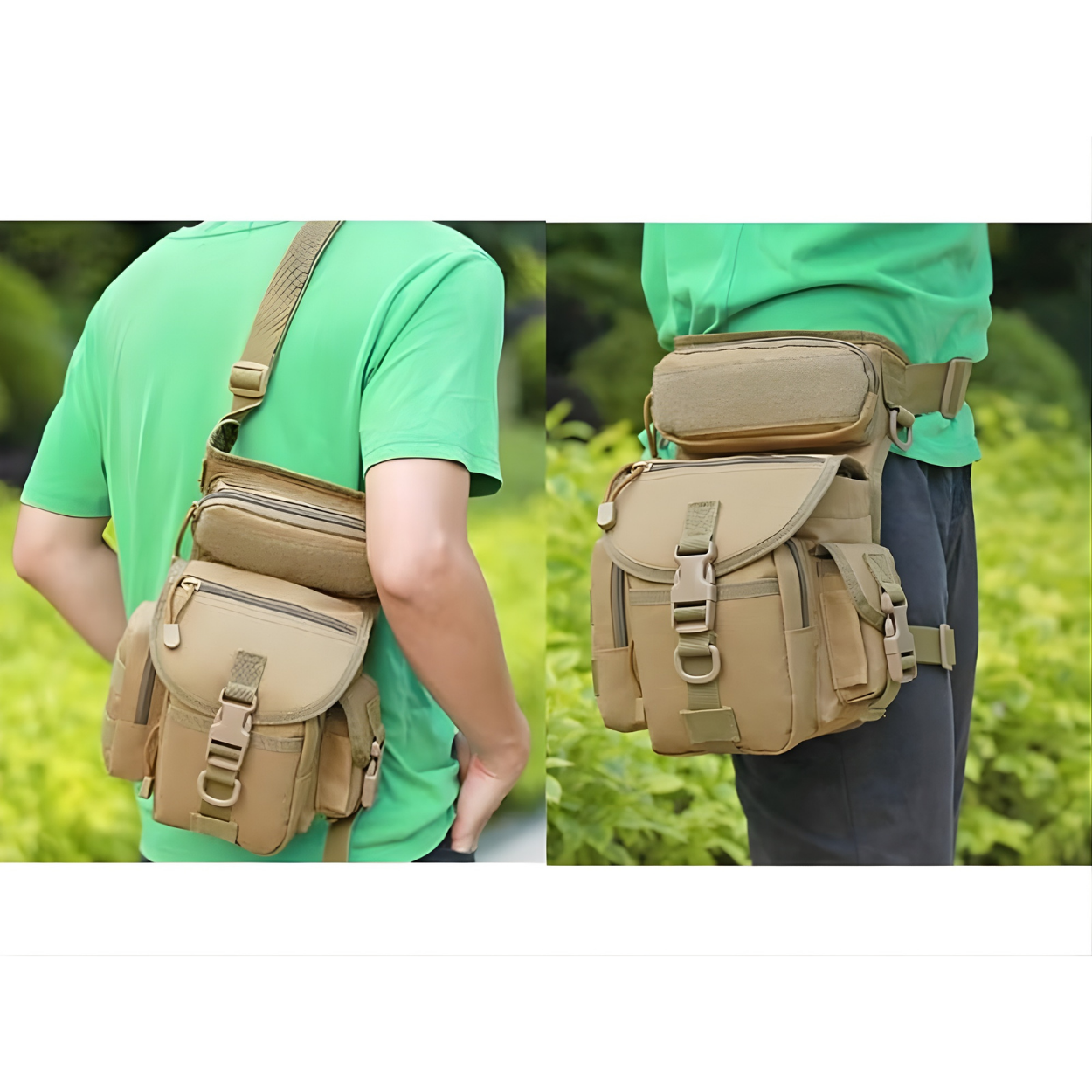 Taktische Gürteltasche - Schwarz