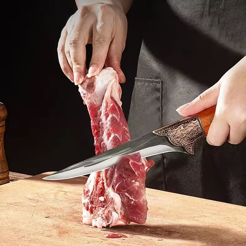 DE-33025 Küchenmesser - Braun/Butcher