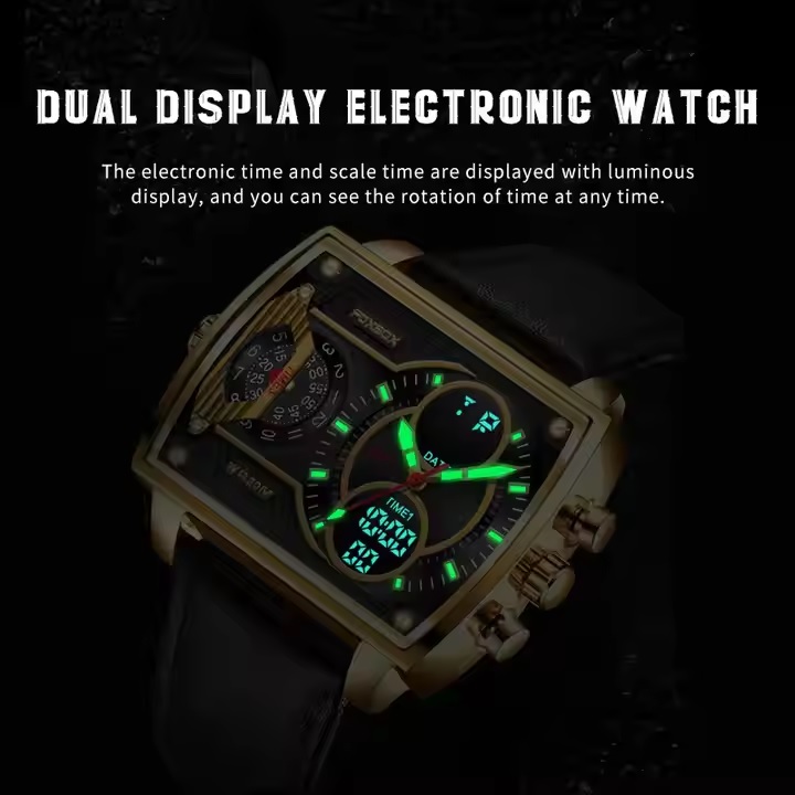 Uhr FOXBOX RE-34951 - Schwarz / Gold