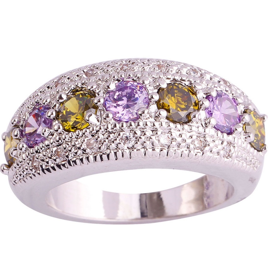 Ring GA-1210 - Silber/Violett - 62mm