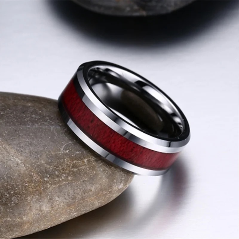 GA-32410 Ring - Silber/Braun/52mm
