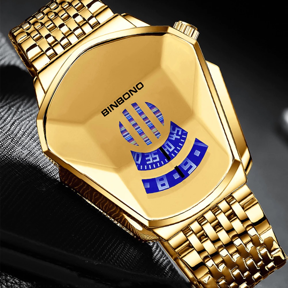 MA-7495 Herrenuhr – Golden/Blau