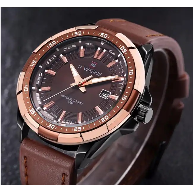 NAVIFORCE PE-29587 Uhr - Schwarz/Silber