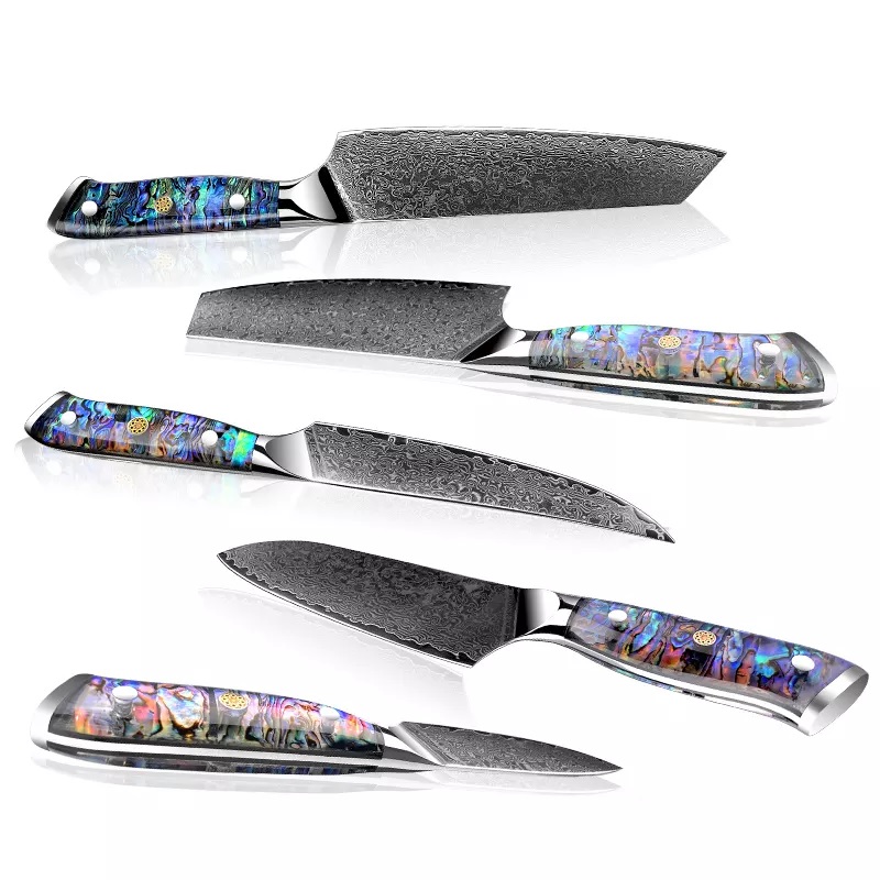 IČ-21793 Damast-Küchenmesser - Slaughter