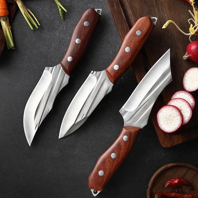IČ-27629 Küchenmesser Set - Braun