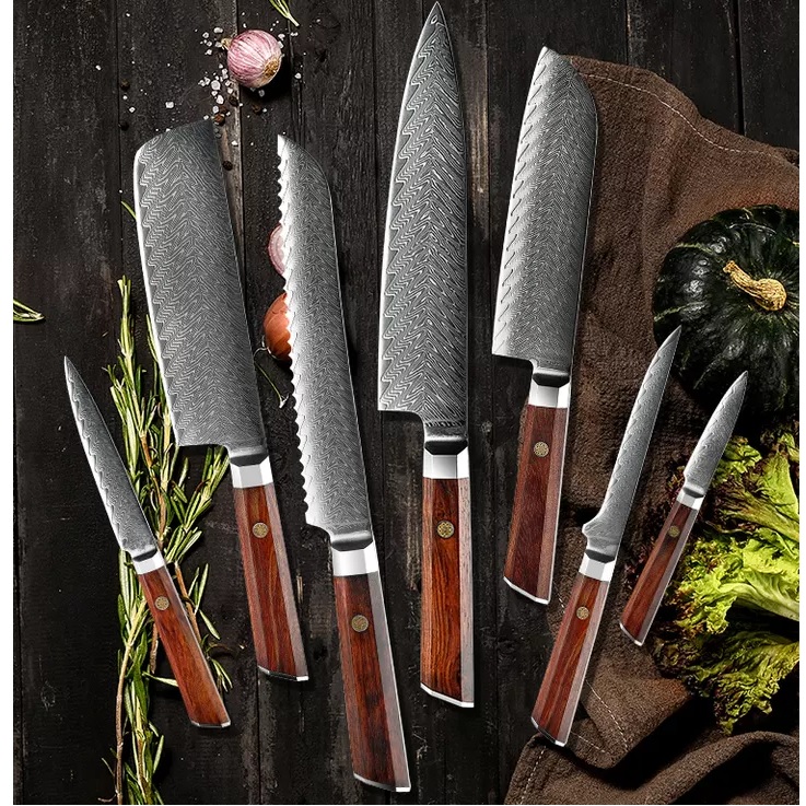 IW-20166 Damast Küchenmesser - Cleaver