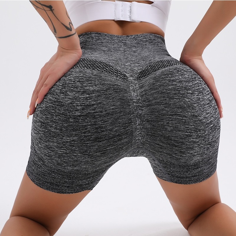Kurze Push-Up-Leggings - Rot/M