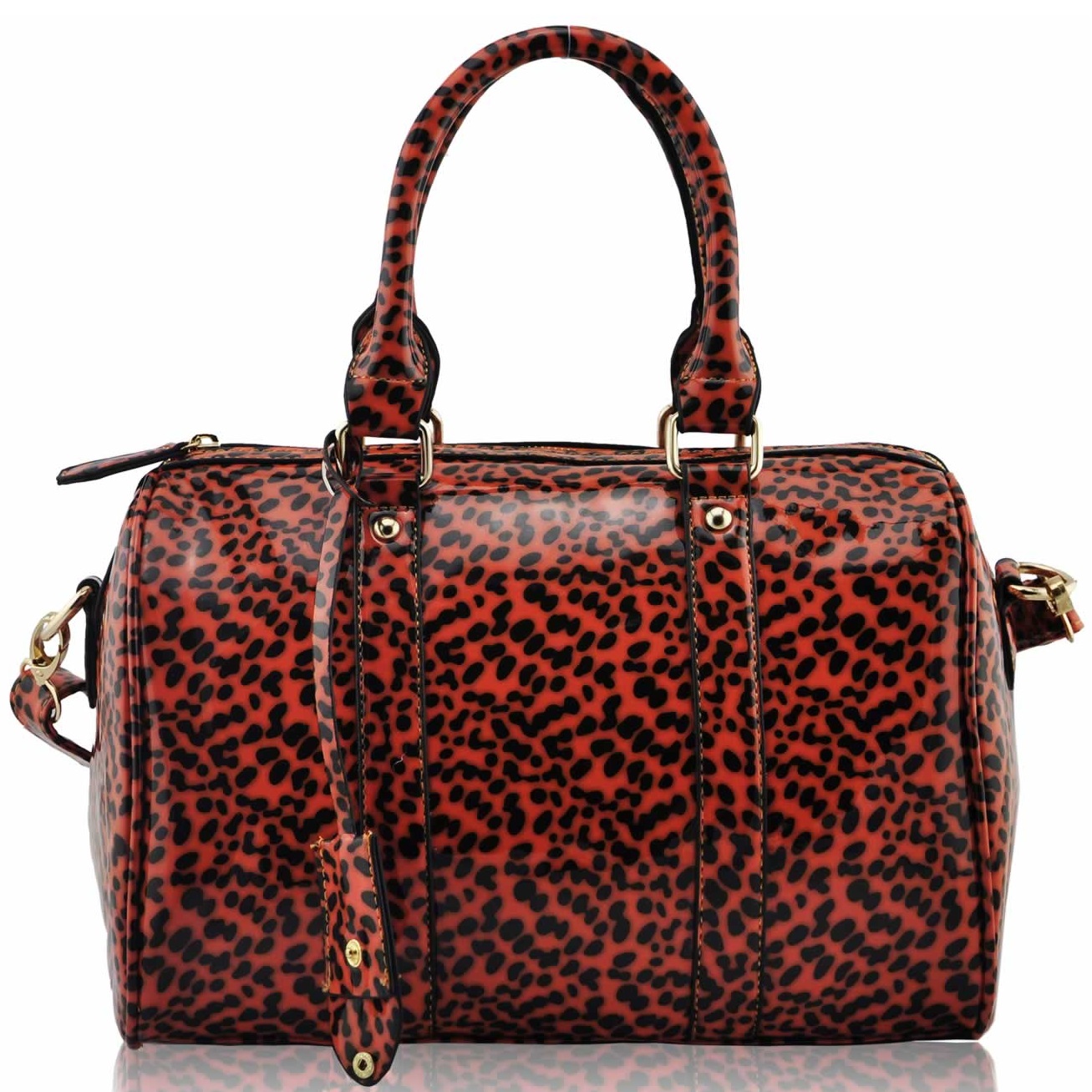 Handtasche LE-4595 - Grün/Schwarz