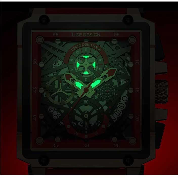 Uhr LIGE PE-35191 - Schwarz