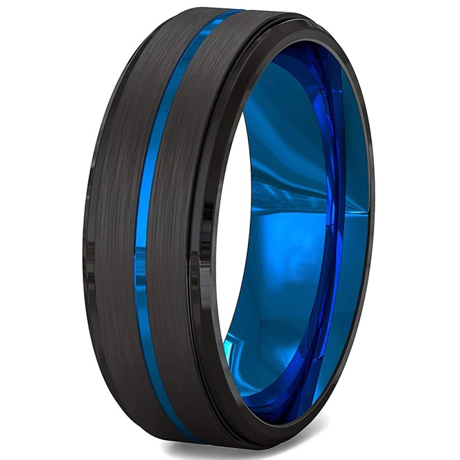 AR-32121 Ring - Schwarz/Golden/59mm