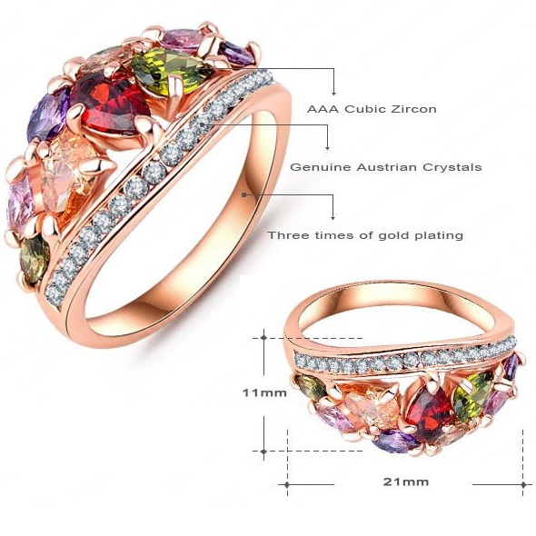 Ring BA-1394 - Golden / 62mm