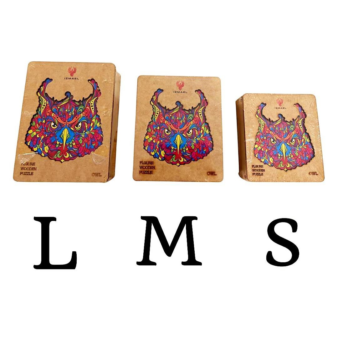 Owl Holzpuzzle/S