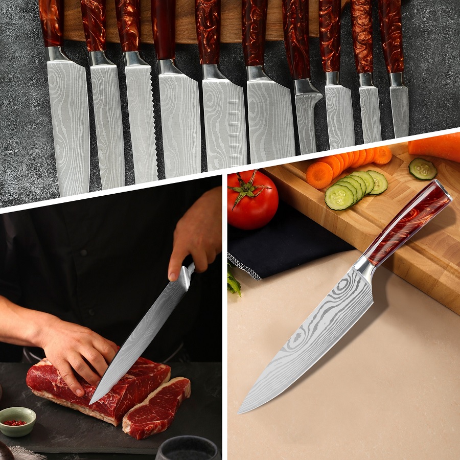Küchenmesser BL-38112 - Bread / Schwarz / Braun