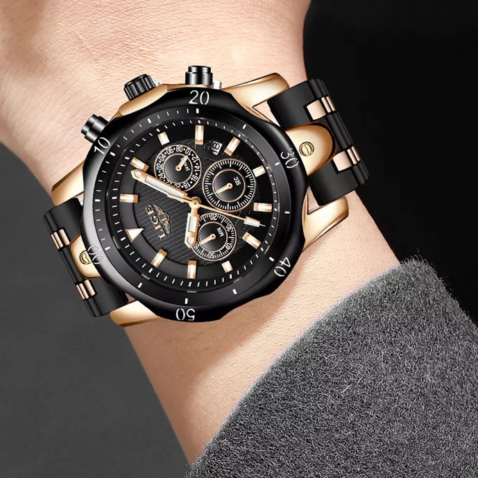 LIGE TE-14650 Uhr - Schwarz