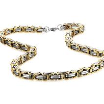 Herrenkette UQ-38761 - Gold / Silber / 60cm