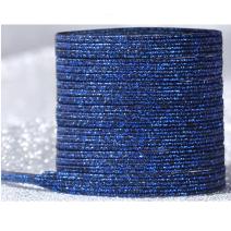 CO-18674 Magnetische Schnürsenkel - Blau/Glitter