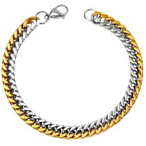 AD-22869 Herrenarmband - Silber/Gold
