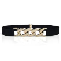 Gürtel CH-29182 - Schwarz / Gold