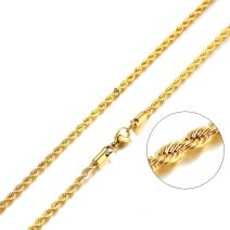 Herrenkette - Gold/45cm/5mm