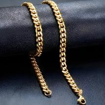 Kette DE - 40931 - Gold / 45cm / 7mm