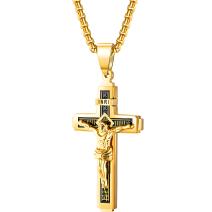 Halskette HC - 40189 - Gold / Schwarz