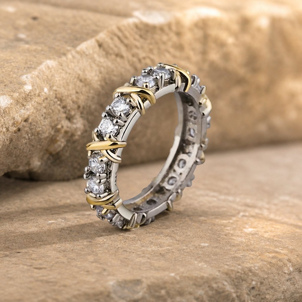 WH-29053 Ring - Silber/Golden/52mm